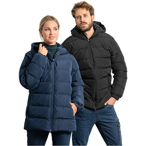 Nepal Isolierter Parka Unisex , navy blue, Taft 100% Polyester, 110 g/m2, Lining, Taft 100% Polyester, 65 g/m2, Padding/filling,  100% Polyester, 160 g/m2, XL, , Bild 5