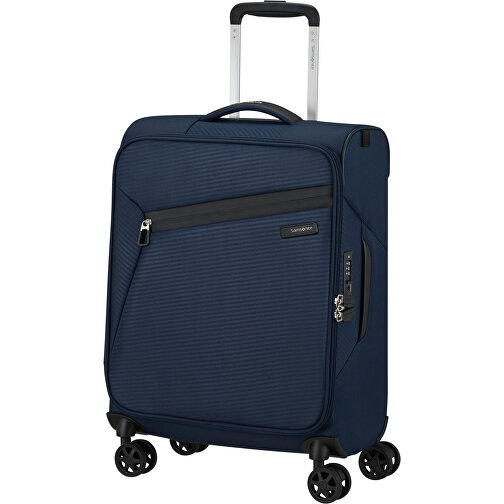 Samsonite - Litebeam - Spinner 55/20 , Samsonite, midnight blue, 100% Polyester, 55,00cm x 20,00cm x 40,00cm (Länge x Höhe x Breite), Bild 1