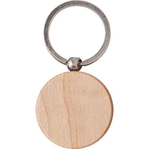 Schlüsselanhänger Aus Holz May , braun, Holz, , Bild 1
