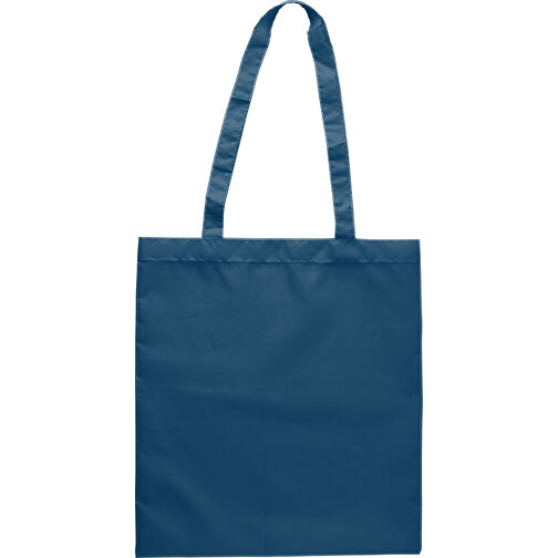 Einkaufstasche Aus RPET-Polyester Anaya , blau, Polyester 190T, R-PET, 36,80cm x 40,40cm x 0,20cm (Länge x Höhe x Breite), Bild 1