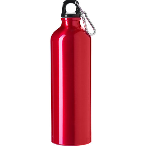 Trinkflasche(750 Ml) Aus Aluminium Gio , rot, Aluminium, Plastik, Metall, PP, , Bild 1
