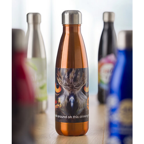 Butelka do picia (650 ml) wykonana ze stali nierdzewnej Sumatra, Obraz 1