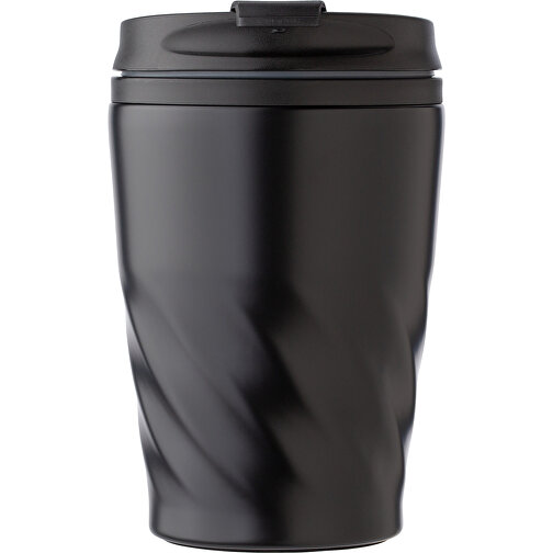 Kaffeebecher Aus Edelstahl Rida (325 Ml) , schwarz, PP, Edelstahl 201, , Bild 1