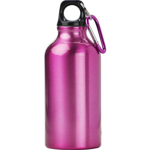 Trinkflasche Aus Aluminium Santiago , rosa, Aluminium, Plastik, Metall, PP, , Bild 1