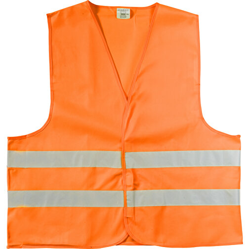 Warnweste Arturo , orange, Polyester 100%, XXL, 70,00cm x 0,30cm x 64,00cm (Länge x Höhe x Breite), Bild 1