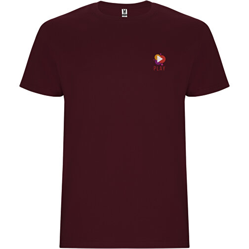 Stafford T-Shirt Für Kinder , garnet, Single jersey Strick 100% Baumwolle, 190 g/m2, 9/10, , Bild 2