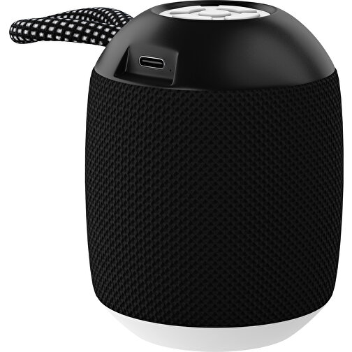 Lautsprecher GrooveFlex , schwarz / weiß, Kunststoff, 88,00cm (Höhe), Bild 1