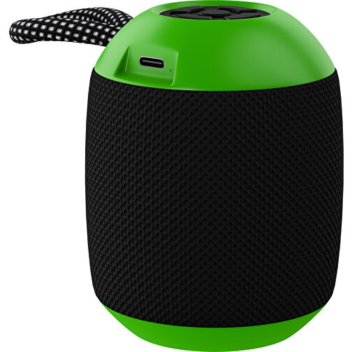Lautsprecher GrooveFlex , schwarz / grasgrün, Kunststoff, 88,00cm (Höhe), Bild 1