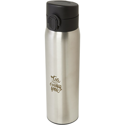 Sika 450 Ml RCS-zertifizierte Isolierflasche Aus Recyceltem Edelstahl , silber, Recycled stainless steel, Recycelter PP Kunststoff, 6,90cm x 21,40cm x 6,90cm (Länge x Höhe x Breite), Bild 2