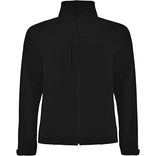 Rudolph Softshelljacke Unisex , schwarz, 95% Polyester, 5% Elastan, 300 g/m2, Bonding, Microfleece 100% Polyester, XL, , Bild 1