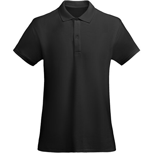 Prince Poloshirt Für Damen , schwarz, Piqué Strick 100% Bio Baumwolle, 210 g/m2, S, , Bild 1