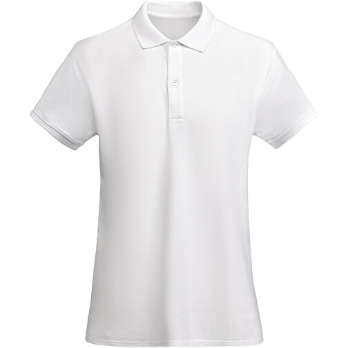 Prince Poloshirt Für Damen , weiß, Piqué Strick 100% Bio Baumwolle, 210 g/m2, L, , Bild 1