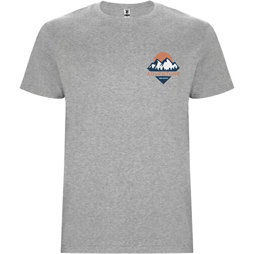 Stafford T-Shirt Für Herren , marl grey, Single jersey Strick 100% Baumwolle, 190 g/m2, 2XL, , Bild 2