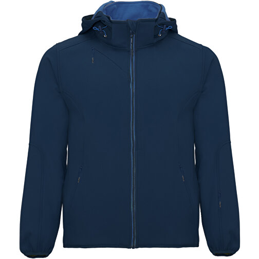 Siberia Softshelljacke Unisex , navy blue, Woven 92% Polyester, 8% Elastan, 300 g/m2, Lining, Microfleece 100% Polyester, XL, , Bild 1