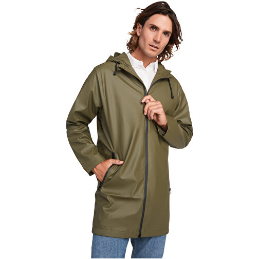 Sitka Regenmantel Für Herren , dark military green, Polyurethaan 100% Polyester, 210 g/m2, XL, , Bild 4