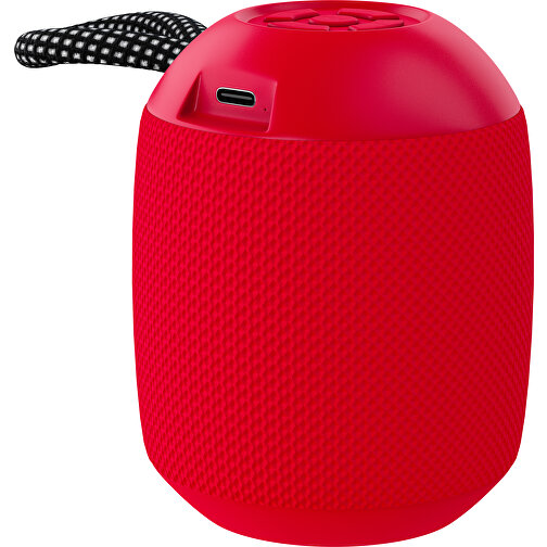 Lautsprecher GrooveFlex , ampelrot, Kunststoff, 88,00cm (Höhe), Bild 1