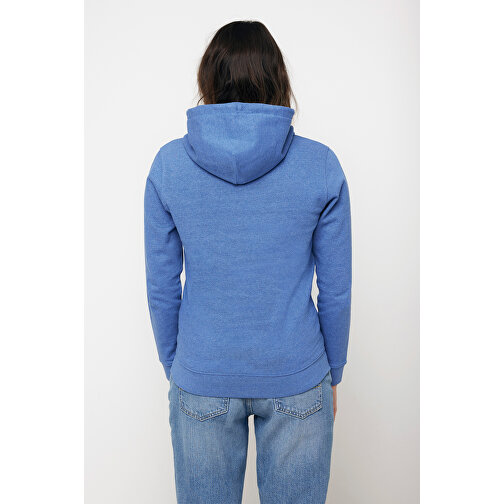 Iqoniq Torres Ungefärbter Hoodie Aus Recycelter Baumwolle , heather blue, 50% recycelte und 50% biologische Baumwolle, XS, 65,00cm x 1,00cm (Länge x Höhe), Bild 9