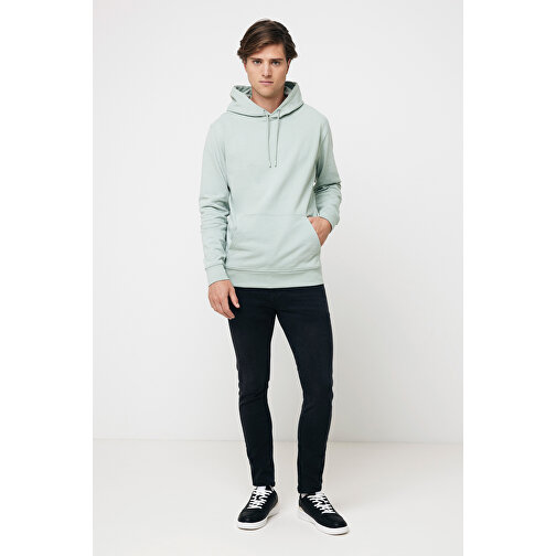 Iqoniq Jasper Hoodie Aus Recycelter Baumwolle , Iceberg green, 50% recycelte und 50% biologische Baumwolle, XL, 77,00cm x 1,00cm (Länge x Höhe), Bild 7