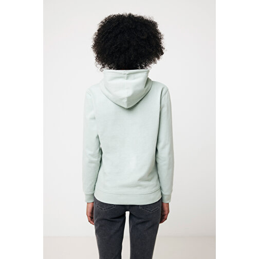 Iqoniq Jasper Hoodie Aus Recycelter Baumwolle , Iceberg green, 50% recycelte und 50% biologische Baumwolle, S, 69,00cm x 1,00cm (Länge x Höhe), Bild 11