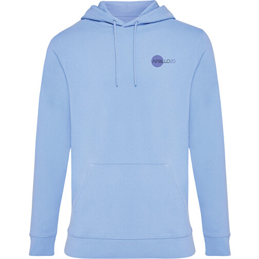 Iqoniq Jasper Hoodie Aus Recycelter Baumwolle , sky blue, 50% recycelte und 50% biologische Baumwolle, XXL, 79,00cm x 1,00cm (Länge x Höhe), Bild 4