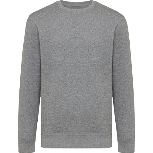 Iqoniq Etosha Lightweight Sweater Aus Recycelter Baumwolle , ungefärbte helles Anthrazit, 30% recycelte und 70% biologische Baumwolle, XS, 64,00cm x 1,00cm (Länge x Höhe), Bild 1