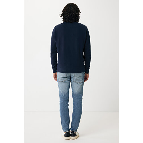 Iqoniq Etosha Lightweight Sweater Aus Recycelter Baumwolle , navy blau, 30% recycelte und 70% biologische Baumwolle, XXXL, 80,00cm x 1,00cm (Länge x Höhe), Bild 4