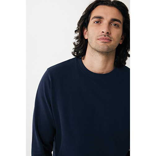 Iqoniq Etosha Lightweight Sweater Aus Recycelter Baumwolle , navy blau, 30% recycelte und 70% biologische Baumwolle, S, 68,00cm x 1,00cm (Länge x Höhe), Bild 10