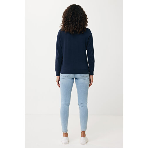 Iqoniq Etosha Lightweight Sweater Aus Recycelter Baumwolle , navy blau, 30% recycelte und 70% biologische Baumwolle, S, 68,00cm x 1,00cm (Länge x Höhe), Bild 7