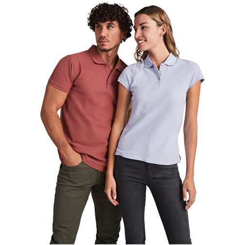 Star Poloshirt Für Damen , lila, Piqué Strick 100% Baumwolle, 200 g/m2, 3XL, , Bild 4