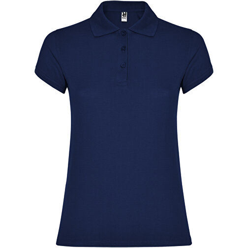 Star Poloshirt Für Damen , navy blue, Piqué Strick 100% Baumwolle, 200 g/m2, 3XL, , Bild 1