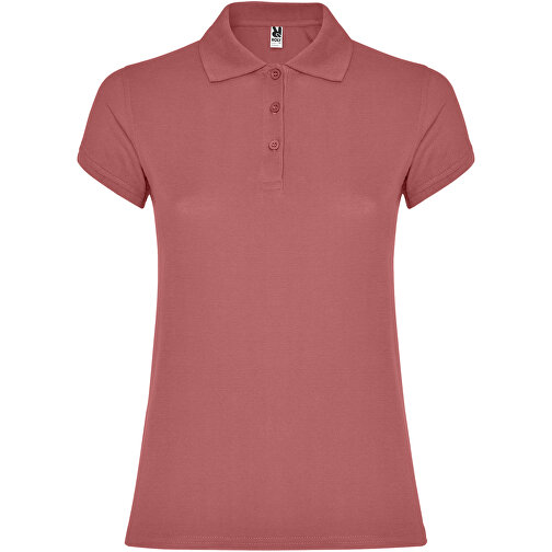 Star Poloshirt Für Damen , chrysanthemum red, Piqué Strick 100% Baumwolle, 200 g/m2, L, , Bild 1