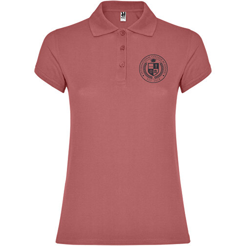 Star Poloshirt Für Damen , chrysanthemum red, Piqué Strick 100% Baumwolle, 200 g/m2, L, , Bild 2