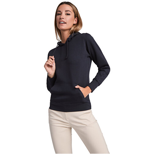 Urban Kapuzenpullover Für Damen , weiss, Strick 50% Baumwolle, 50% Polyester, 280 g/m2, S, , Bild 4