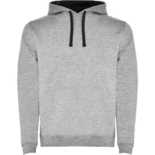 Urban Kapuzenpullover Für Herren , marl grey / black, Strick 50% Baumwolle, 50% Polyester, 280 g/m2, XL, , Bild 1