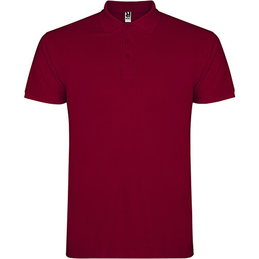 Star Poloshirt Für Herren , garnet, Piqué Strick 100% Baumwolle, 200 g/m2, 2XL, , Bild 1