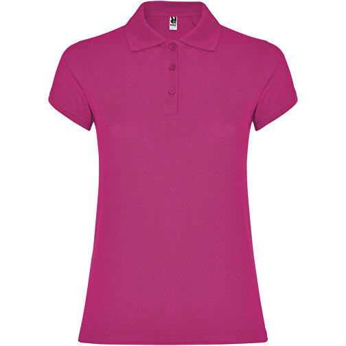 Star Poloshirt Für Damen , rossette, Piqué Strick 100% Baumwolle, 200 g/m2, 3XL, , Bild 1