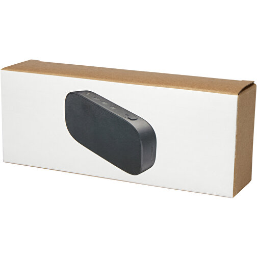 Stark 2.0 Bluetooth® Lautsprecher Aus Recyceltem Kunststoff, 5W, IPX5 , schwarz, Recycelter ABS Kunststoff, 15,80cm x 3,10cm x 7,40cm (Länge x Höhe x Breite), Bild 3