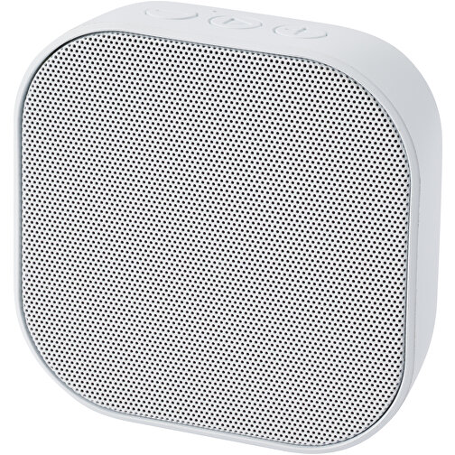 Stark 2.0 3 W Mini-Bluetooth®-Lautsprecher Aus Recyceltem RCS Kunststoff , weiß, Recycelter ABS Kunststoff, 9,20cm x 3,40cm x 9,20cm (Länge x Höhe x Breite), Bild 1