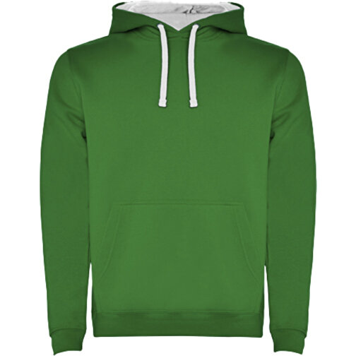 Urban Kapuzenpullover Für Herren , kelly green / white, Strick 50% Baumwolle, 50% Polyester, 280 g/m2, M, , Bild 1