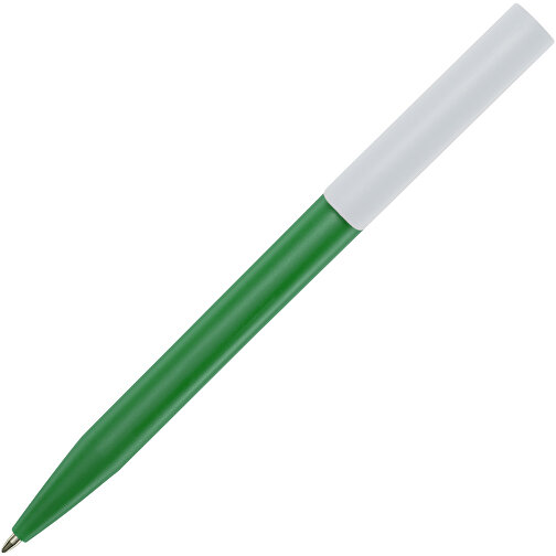 Unix Kugelschreiber Aus Recyceltem Kunststoff , grün, Recycelter ABS Kunststoff, 13,90cm (Länge), Bild 1