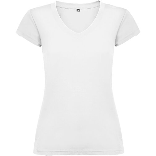 T-shirt Victoria à col en V et manches courtes pour femme, Image 1