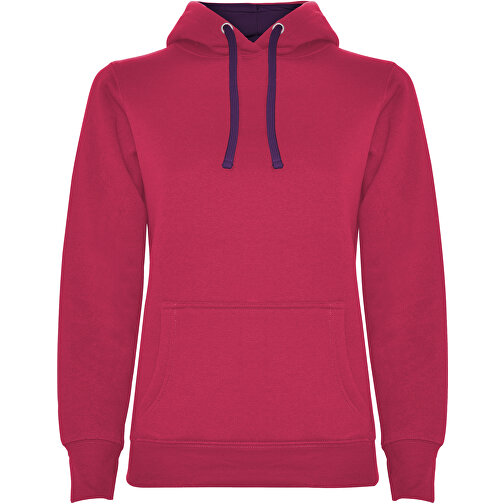 Urban Kapuzenpullover Für Damen , rosette / purple, Strick 50% Baumwolle, 50% Polyester, 280 g/m2, S, , Bild 1