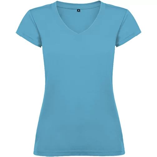 T-shirt a maniche corte con scollo a V da donna Victoria, Immagine 1