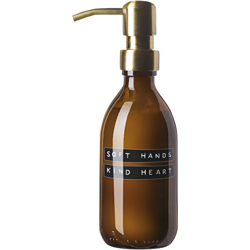 Wellmark Soft Hands Handlotion-Spender, 250 Ml , amber heather, Glas, 19,00cm (Höhe), Bild 1