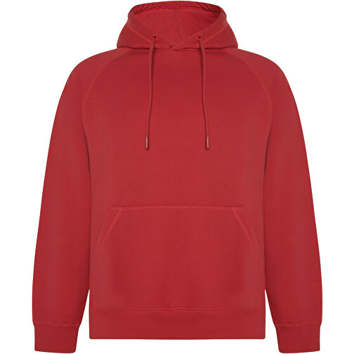 Vinson Kapuzenpullover Unisex , rot, Strick 57% Bio Baumwolle, 8% Baumwolle, 21% Recyceltes Polyester, 14% Polyester, 300 g/m2, XS, , Bild 1