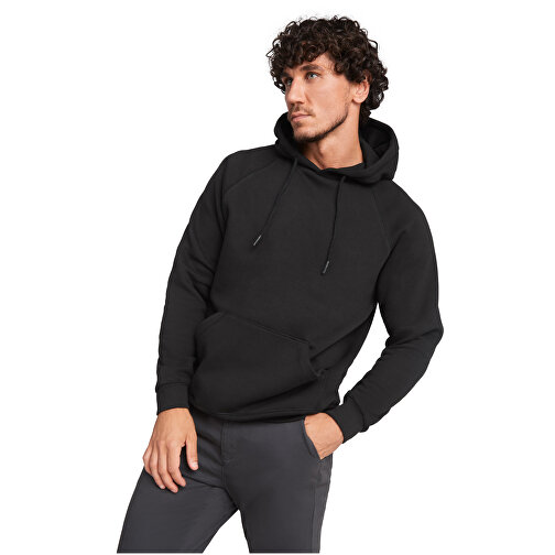 Vinson Kapuzenpullover Unisex , schwarz, Strick 60% Bio Baumwolle, 40% Recyceltes Polyester, 300 g/m2, 3XL, , Bild 6