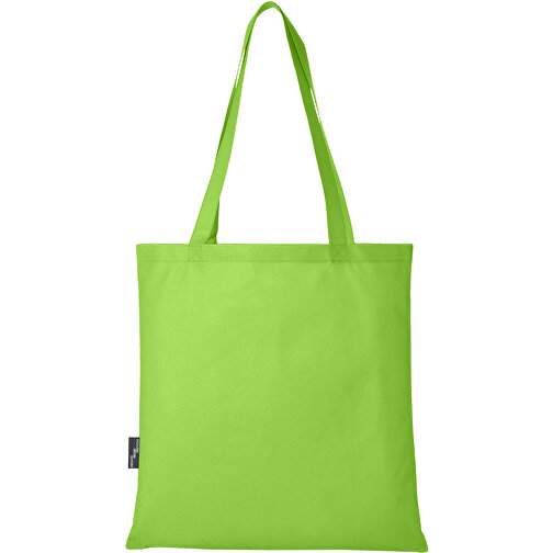 Zeus Non Woven Große Tragetasche 6L Aus GRS Recyclingmaterial 6 L , limone, GRS zertifiziertes recyceltes Polyester, 80 g/m2, 38,00cm x 40,00cm (Länge x Höhe), Bild 4