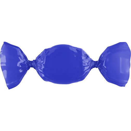 Bonbon Wickler Bontastisch , blau, Wickler aus kompostierbarer Folie, 1,00cm x 2,00cm x 7,00cm (Länge x Höhe x Breite), Bild 1