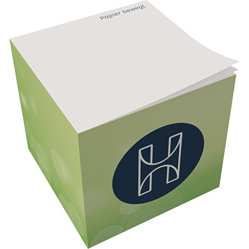 Cubo de notas 'Verde Medio' 9 x 9 x 9 cm, Imagen 2