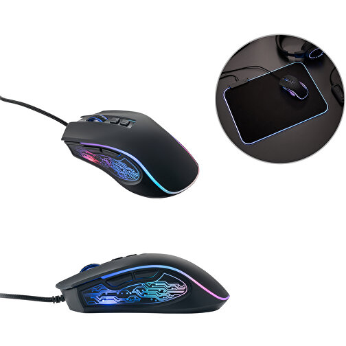 THORNE MOUSE RGB. ABS-Gaming-Maus , schwarz, ABS, , Bild 2